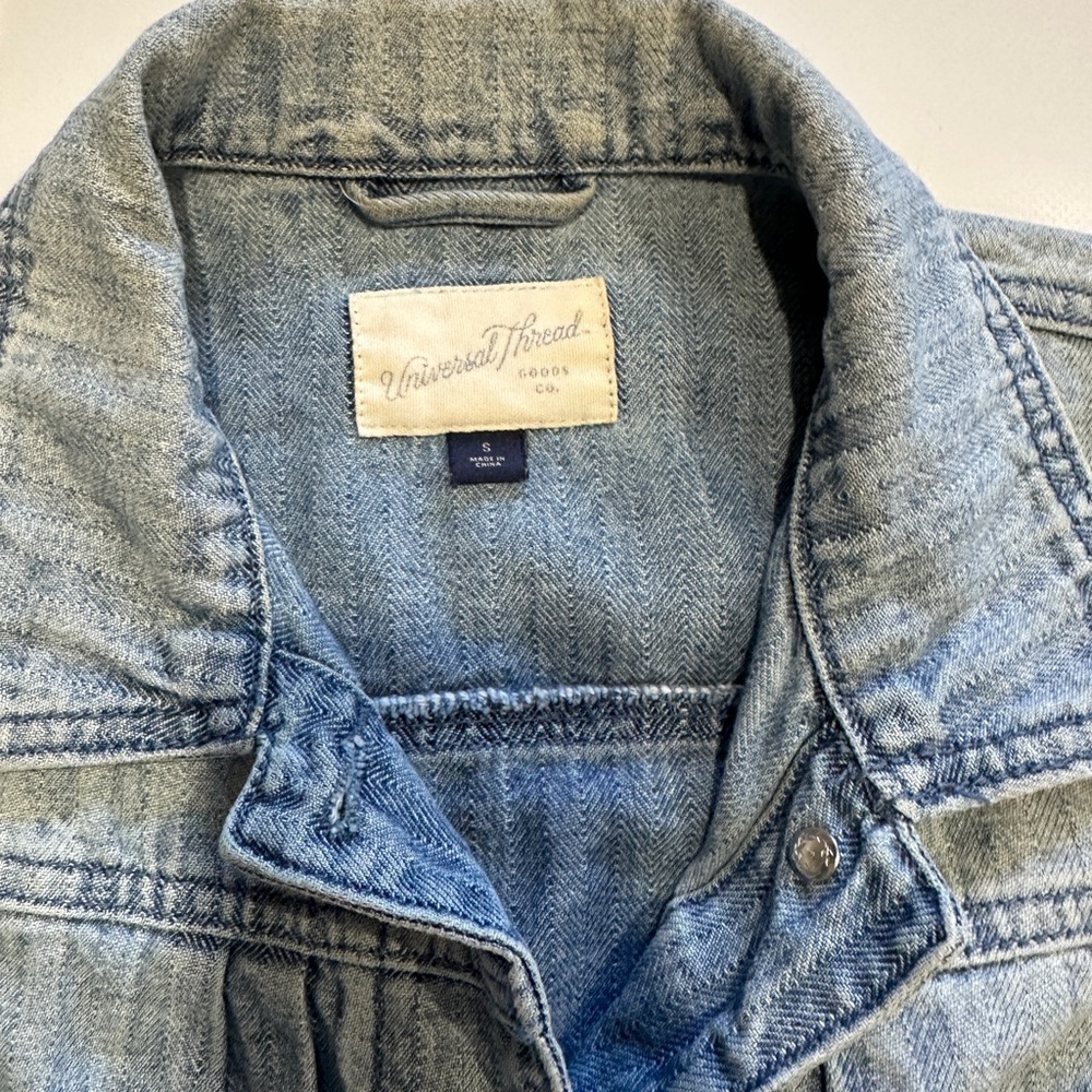 Universal Thread Blue Denim Jacket - image 8